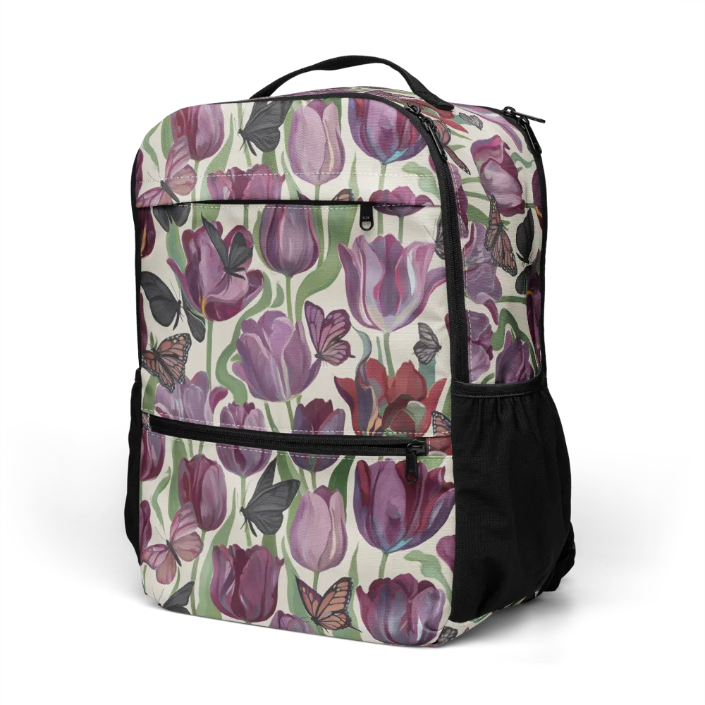 Tulip Moonlight on Utility Backpack — Left Front