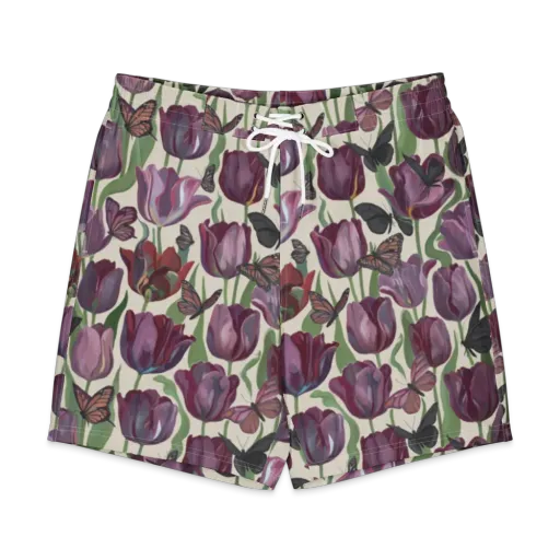 Tulip Moonlight on a Men's Board Shorts