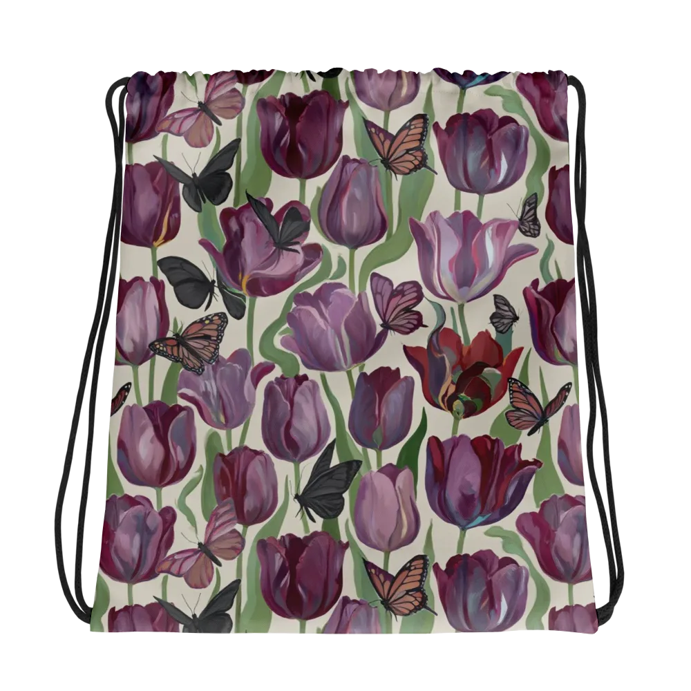 Tulip Moonlight on Drawstring Bag — Photo