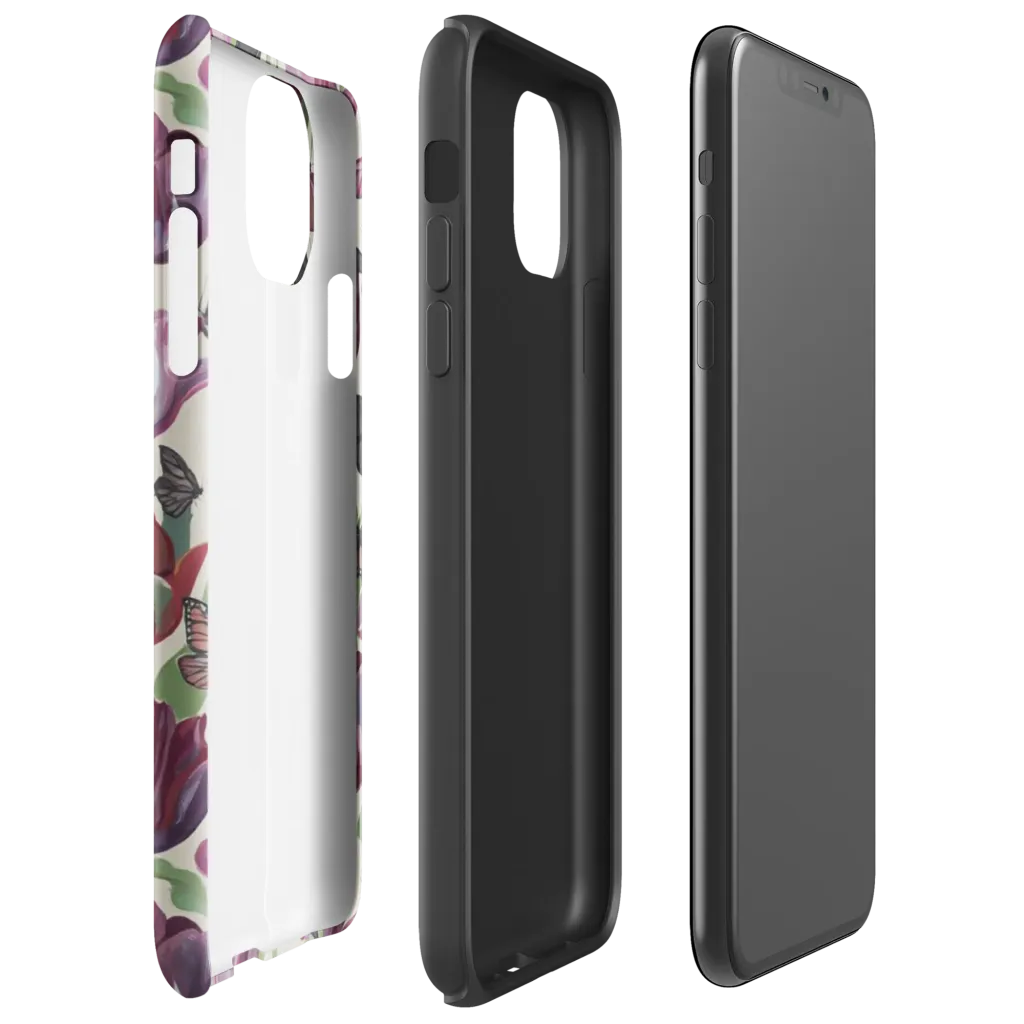 Tulip Moonlight on Tough Case for iPhone® — Right