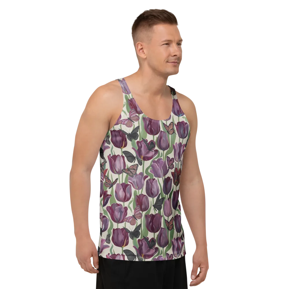 Tulip Moonlight on Men's Tank Top — Right Front