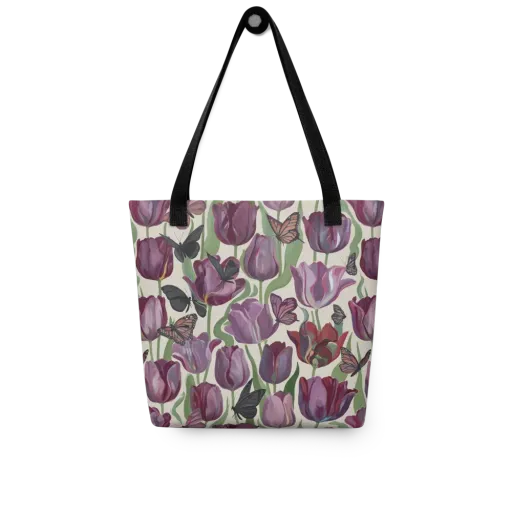 Tulip Moonlight on a Tote Bag
