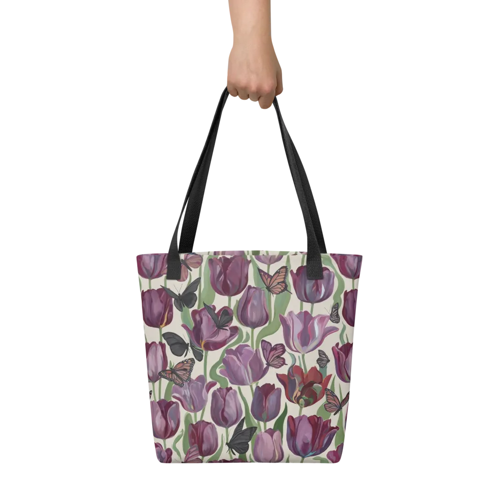 Tulip Moonlight on Tote Bag — Front