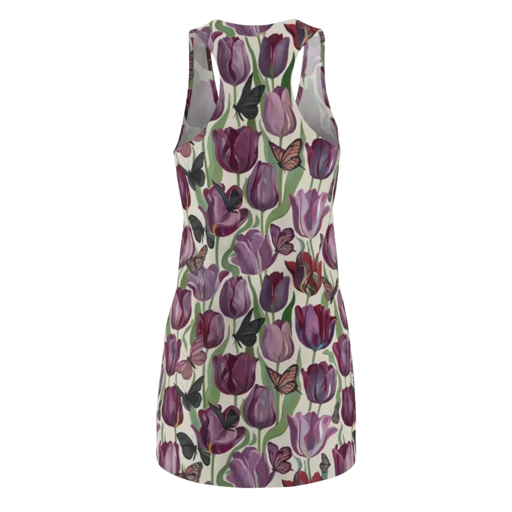 Tulip Moonlight on Racerback Dress — Back