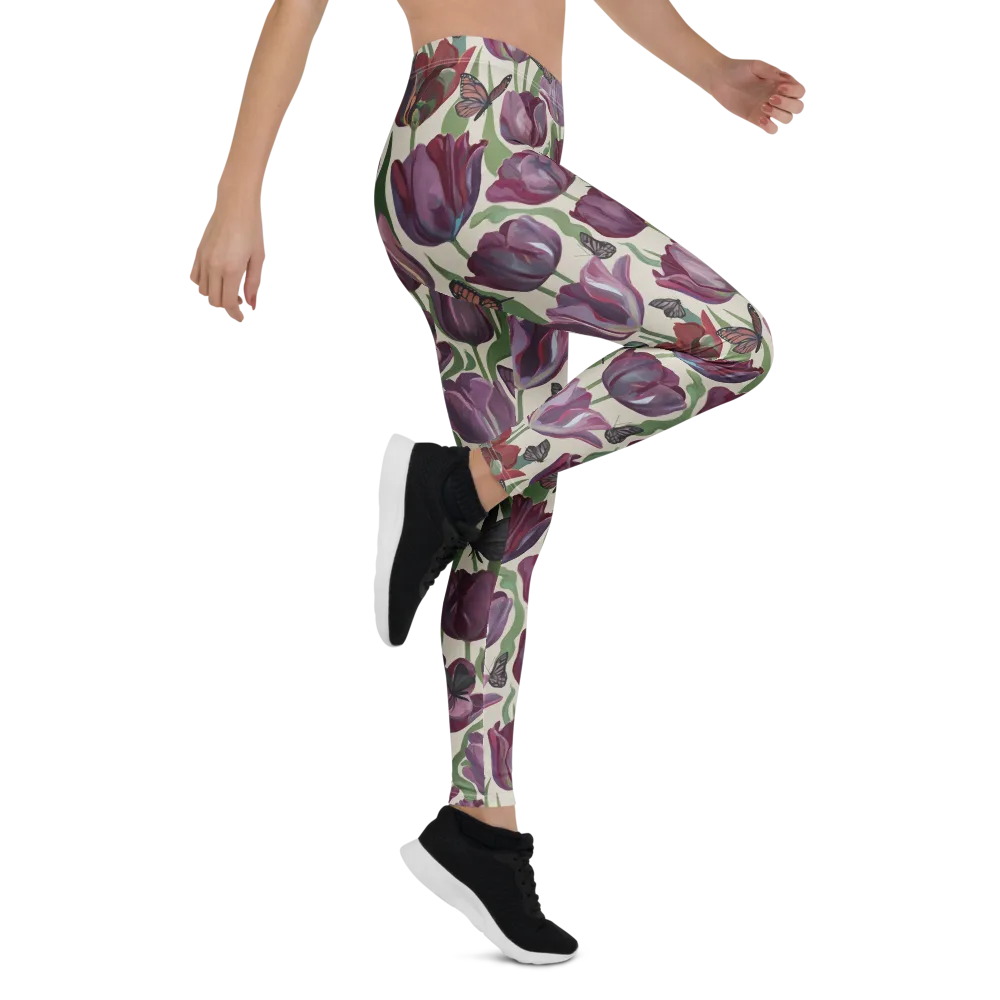Tulip Moonlight on Leggings — Right
