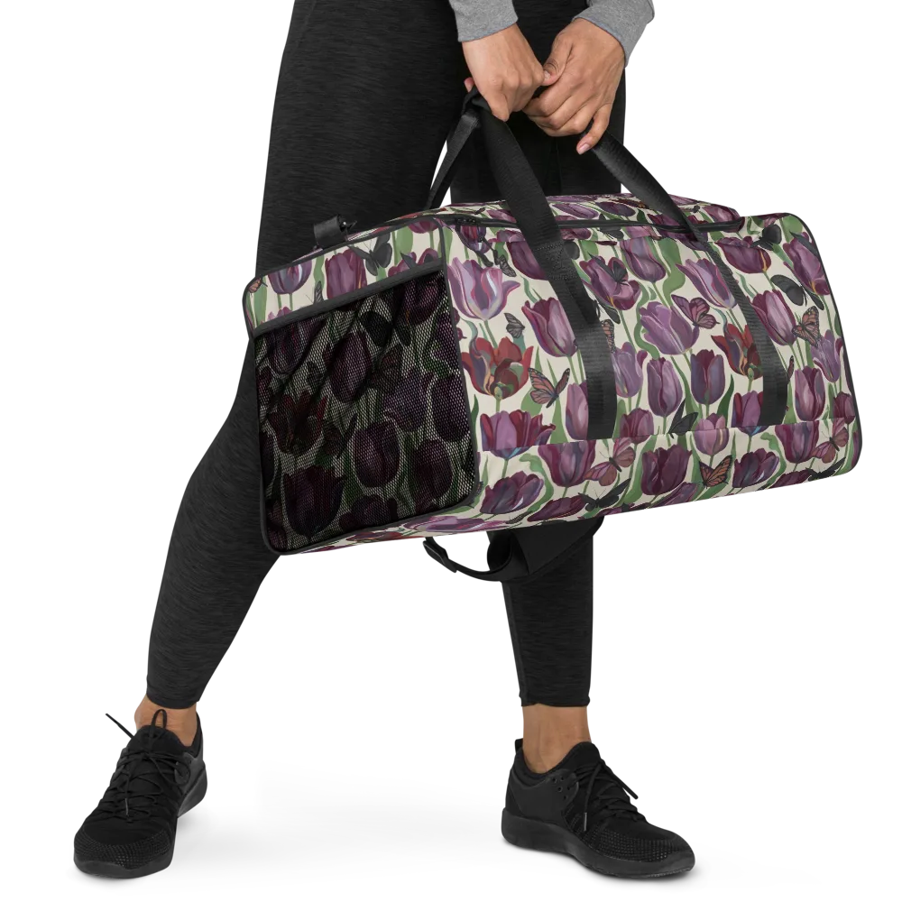 Tulip Moonlight on Duffle Bag — Right Front