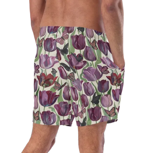 Tulip Moonlight on a Swim Trunks