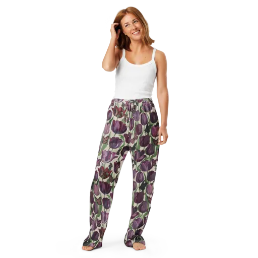 Tulip Moonlight on a Women's Pajama Pants