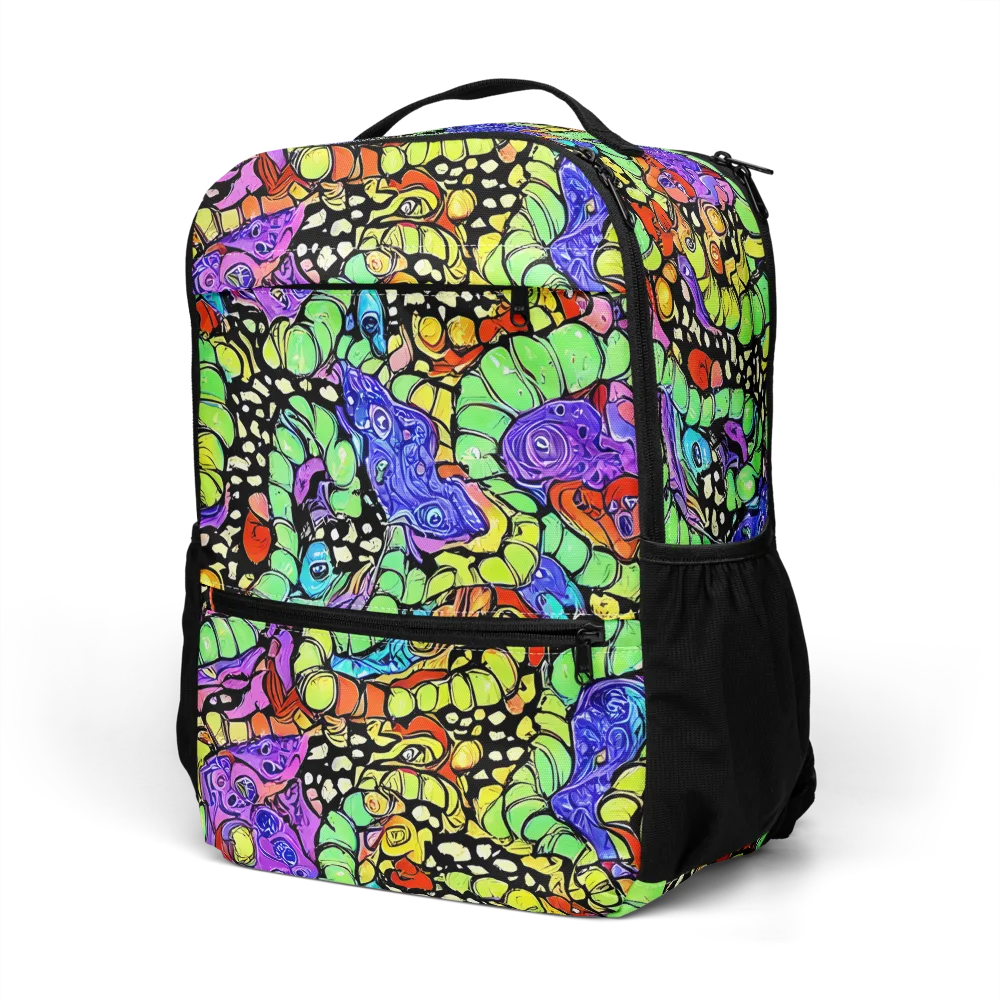 Frostwork Fantasy on Utility Backpack — Left Front