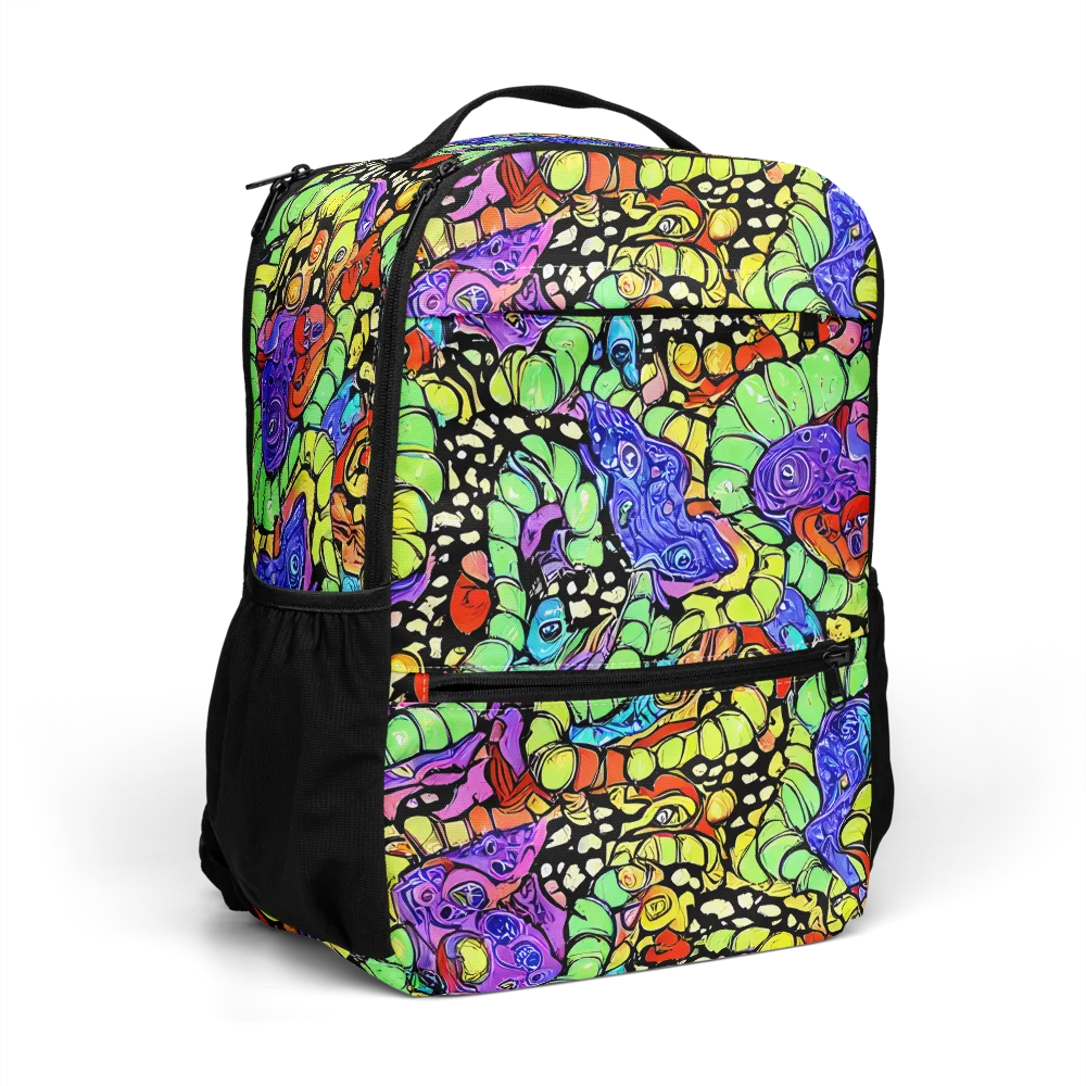 Frostwork Fantasy on Utility Backpack — Right Front
