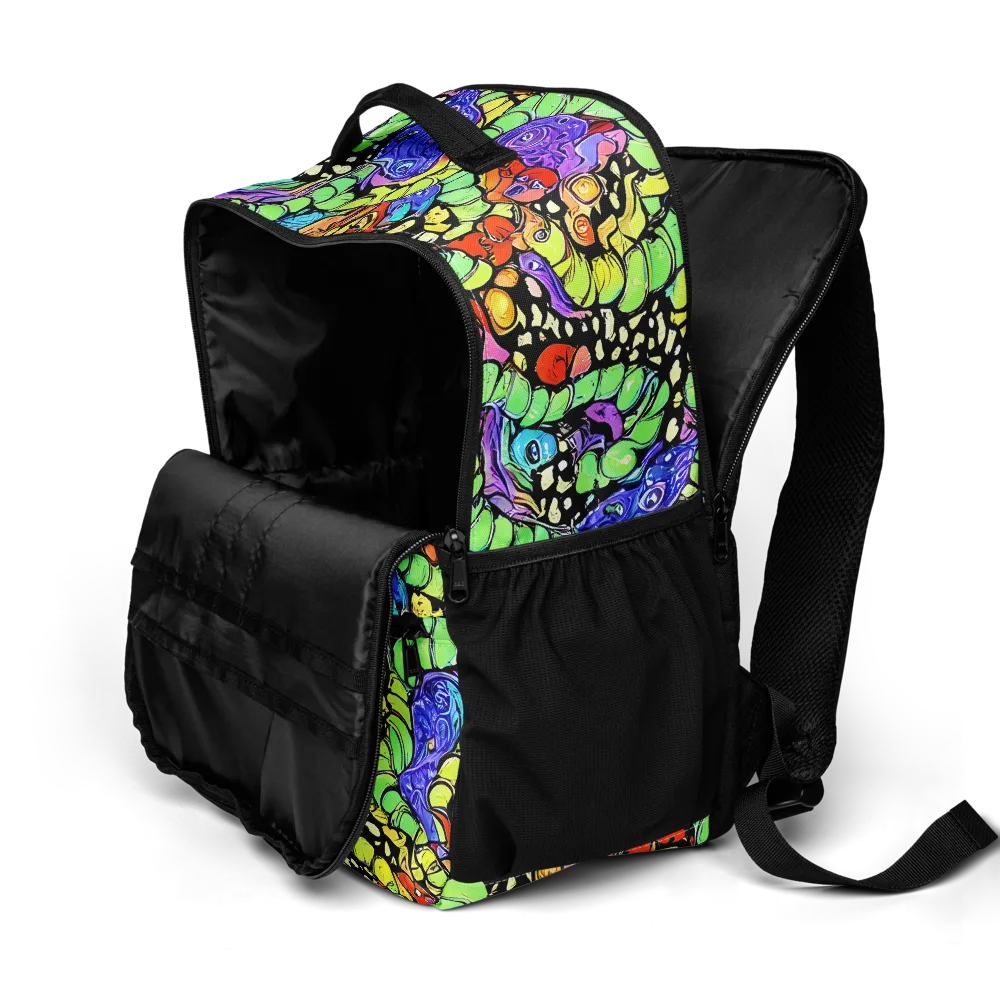 Frostwork Fantasy on Utility Backpack — Product details 2