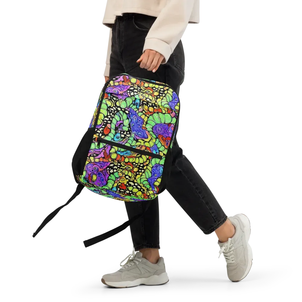 Frostwork Fantasy on Utility Backpack — Front
