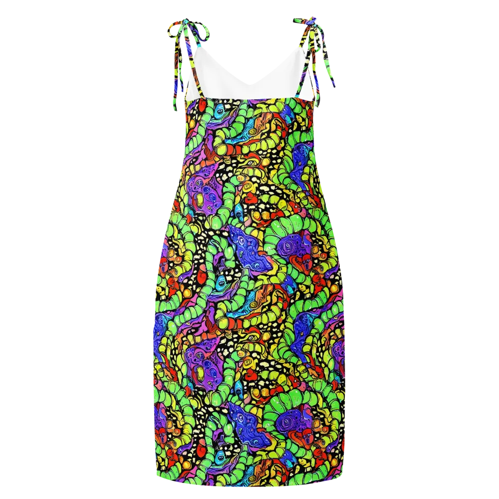 Frostwork Fantasy on Slip Dress — Back