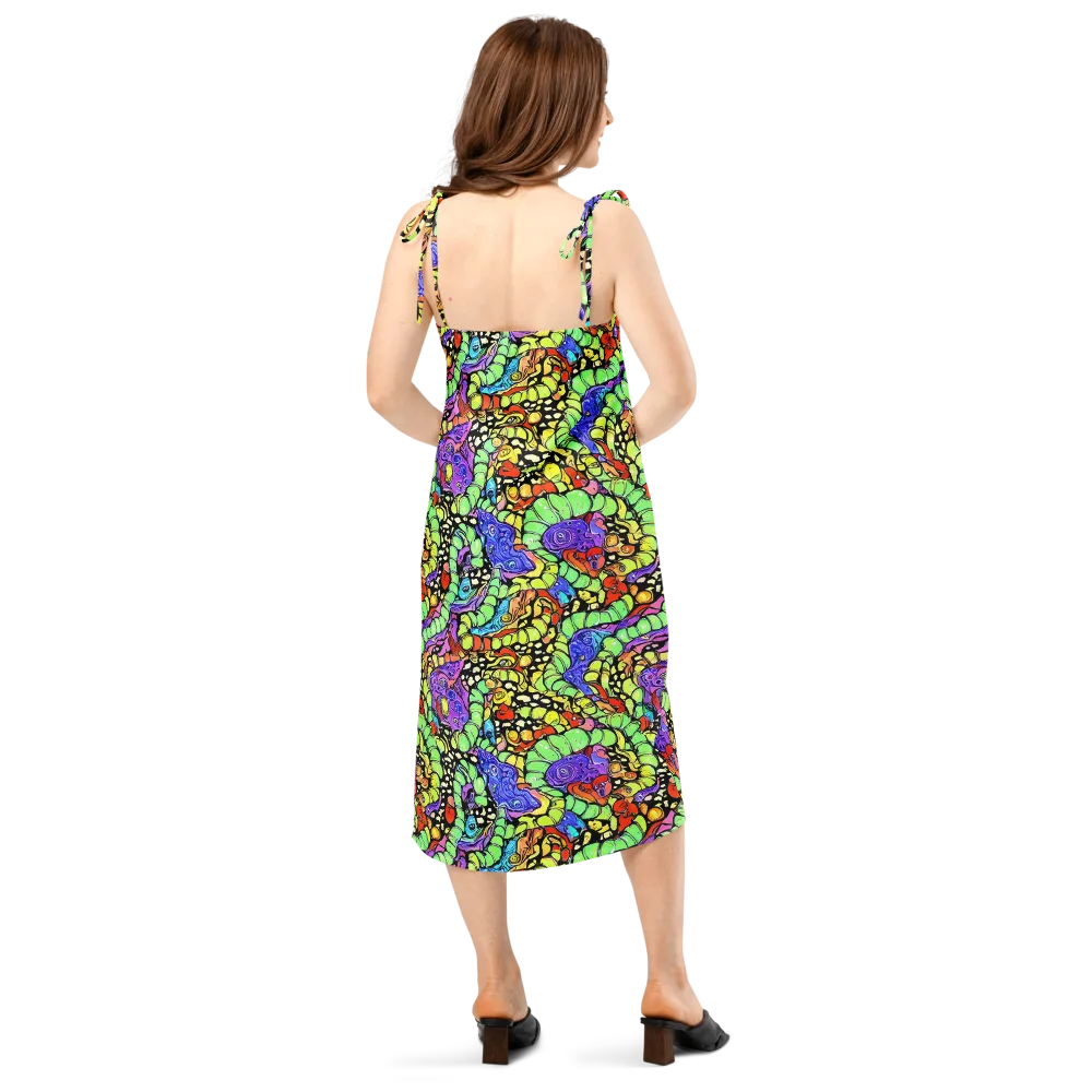 Frostwork Fantasy on Slip Dress — Back