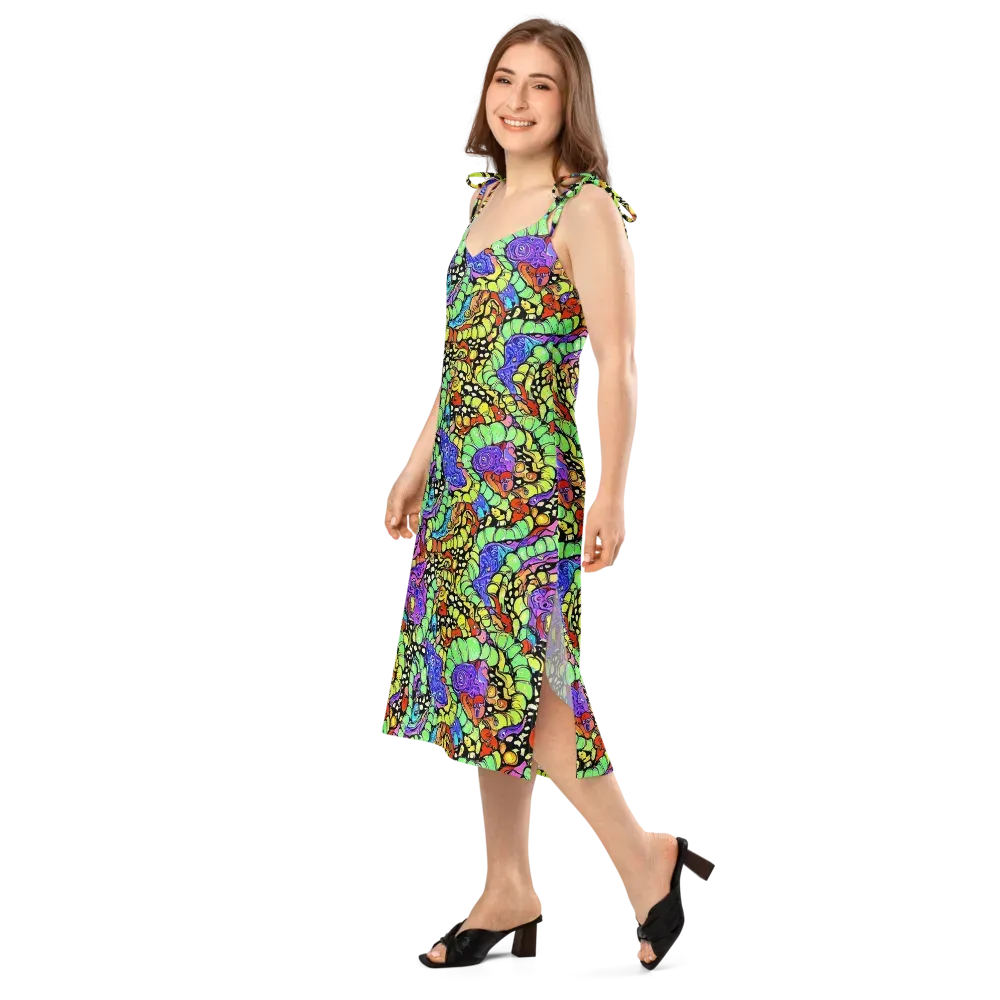 Frostwork Fantasy on Slip Dress — Left Front