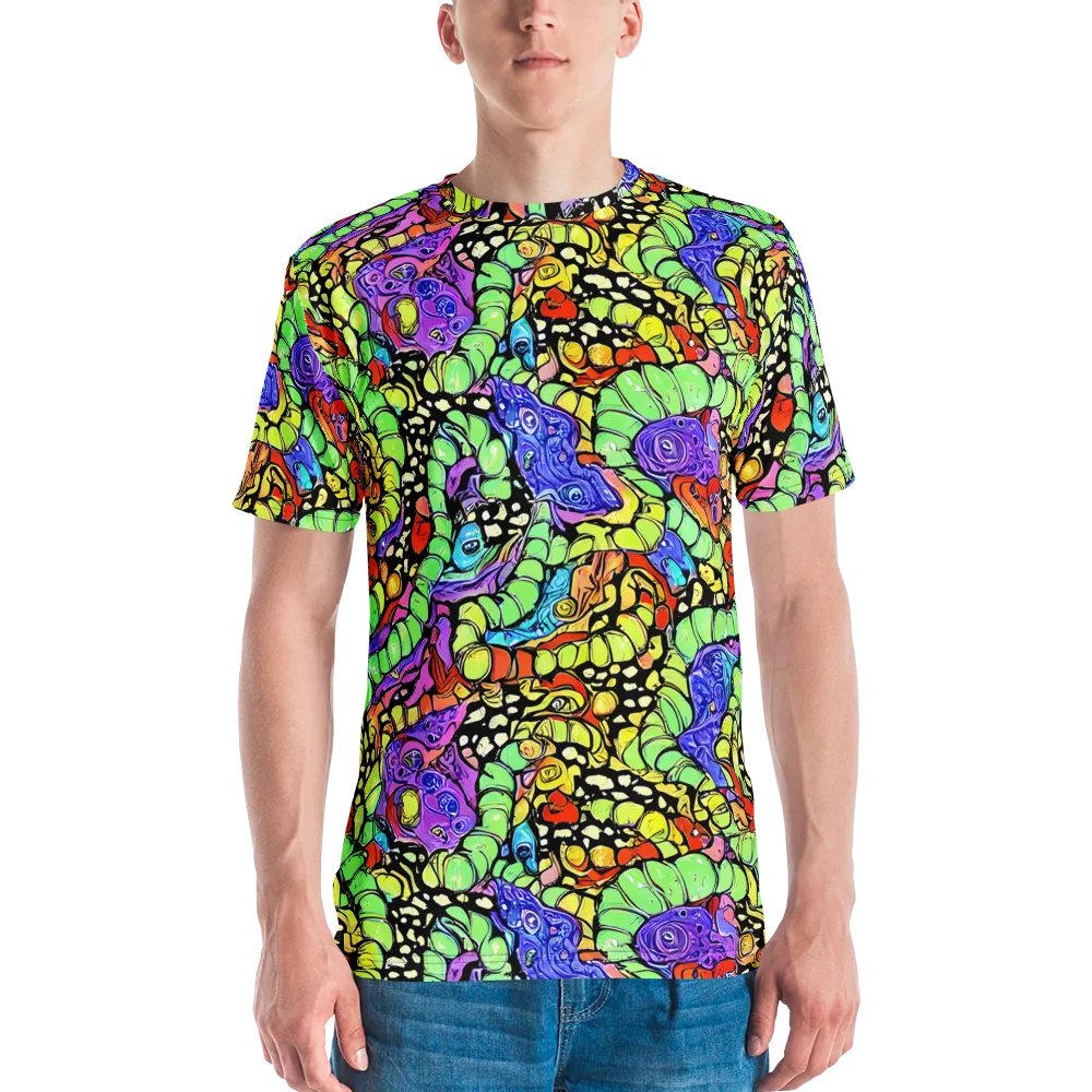 Frostwork Fantasy on Men's Crew Neck T-Shirt — Front
