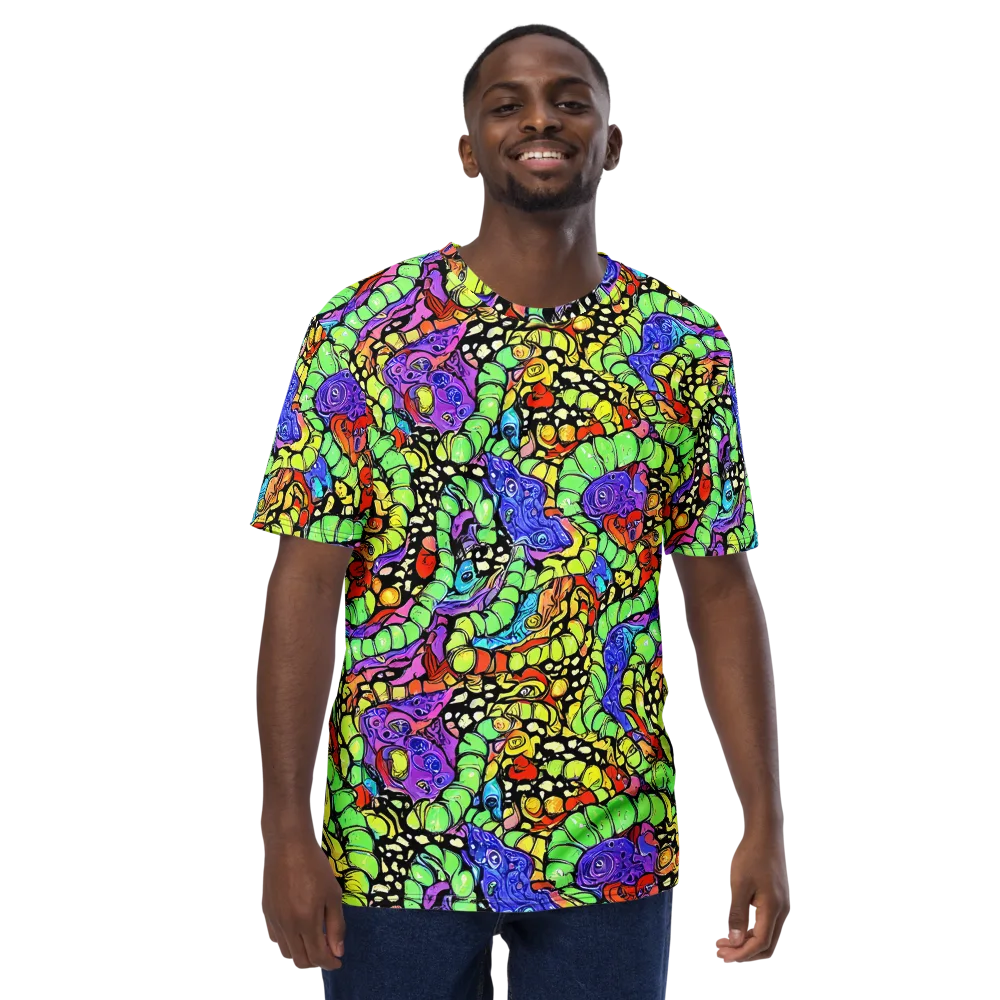 Frostwork Fantasy on Men's Crew Neck T-Shirt — Front