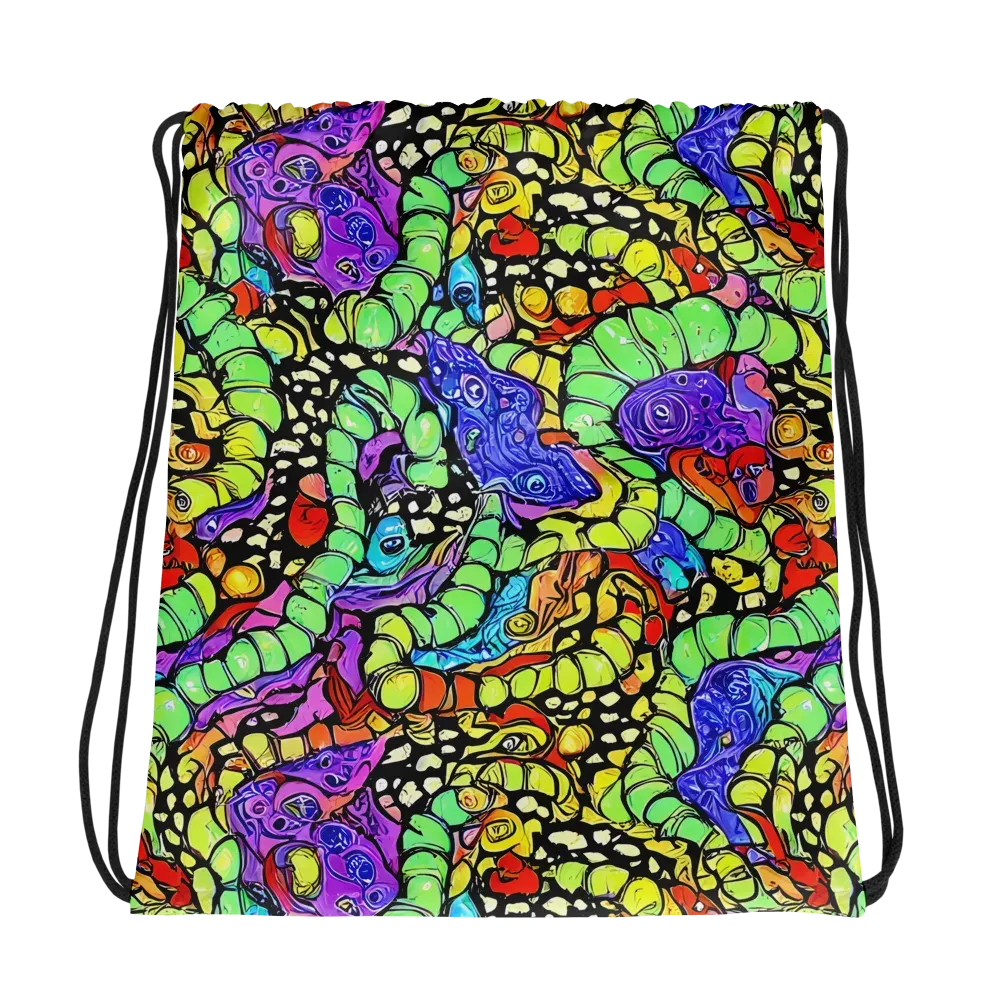 Frostwork Fantasy on Drawstring Bag — Photo