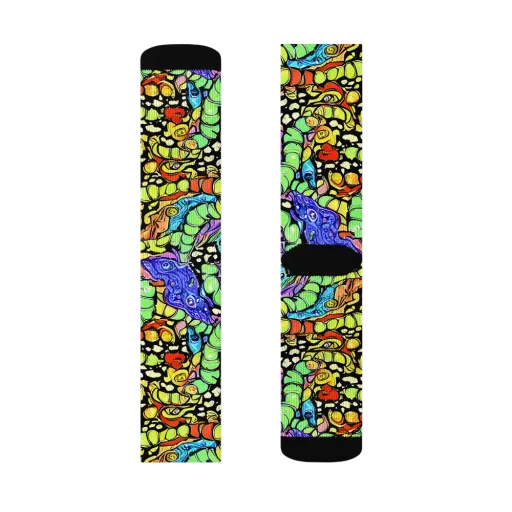 Frostwork Fantasy on a Socks