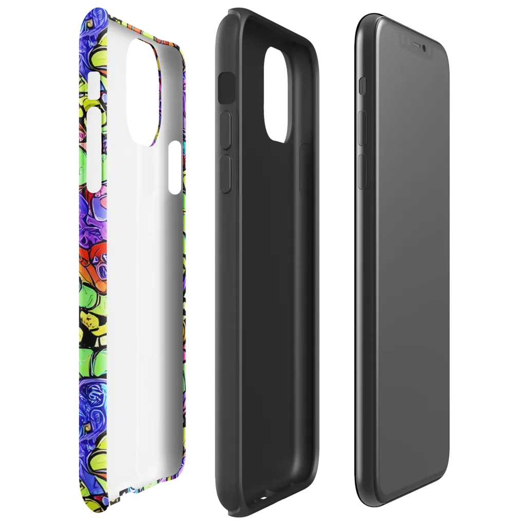 Frostwork Fantasy on Tough Case for iPhone® — Right