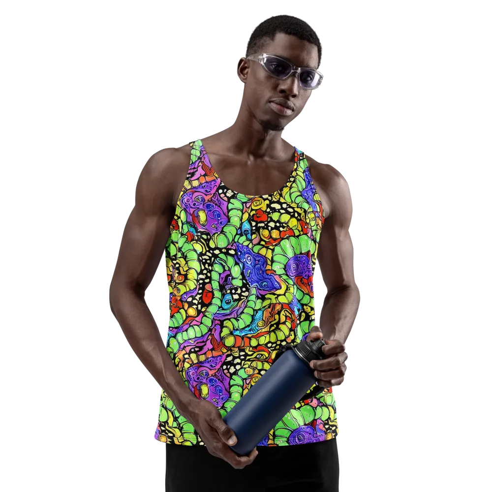 Frostwork Fantasy on Men's Tank Top — Front
