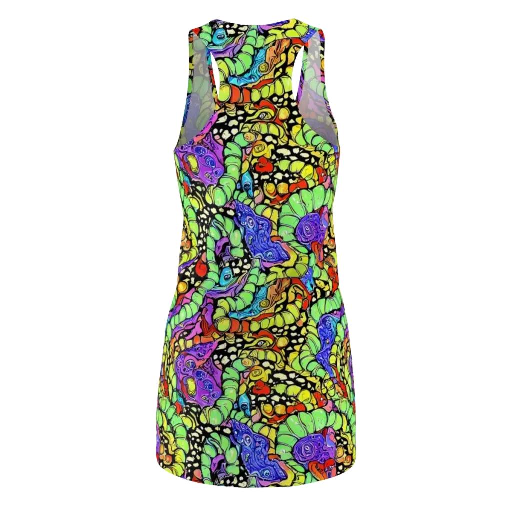 Frostwork Fantasy on Racerback Dress — Back