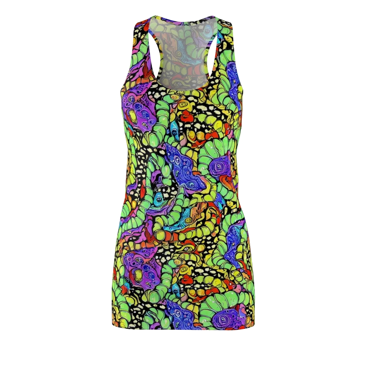 Frostwork Fantasy on Racerback Dress — Front