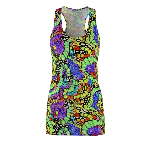 Frostwork Fantasy on a Racerback Dress