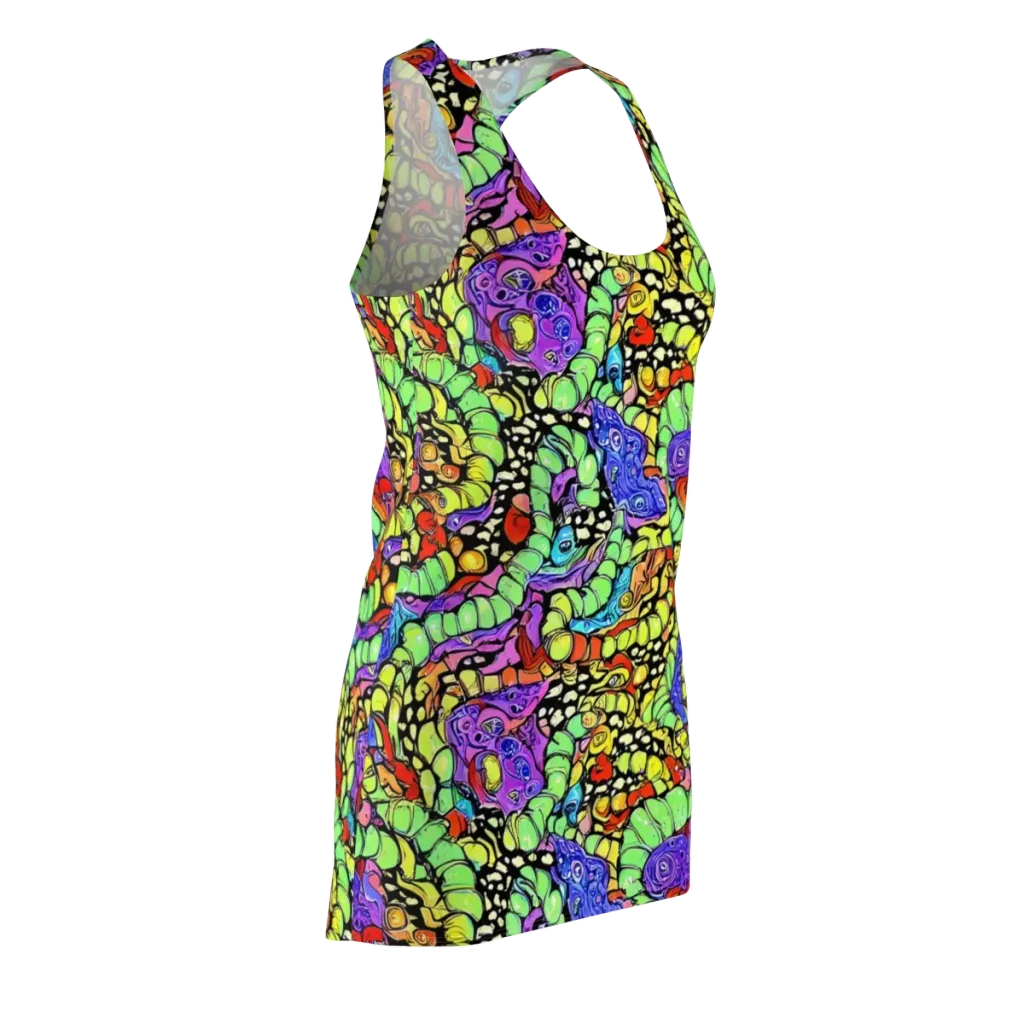 Frostwork Fantasy on Racerback Dress — Front Side
