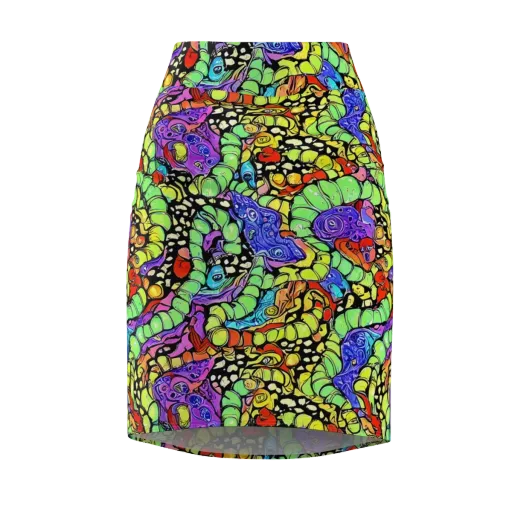 Frostwork Fantasy on a Pencil Skirt