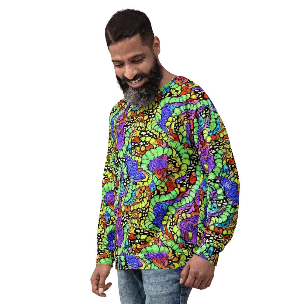 Frostwork Fantasy on Sweatshirt — Left Front