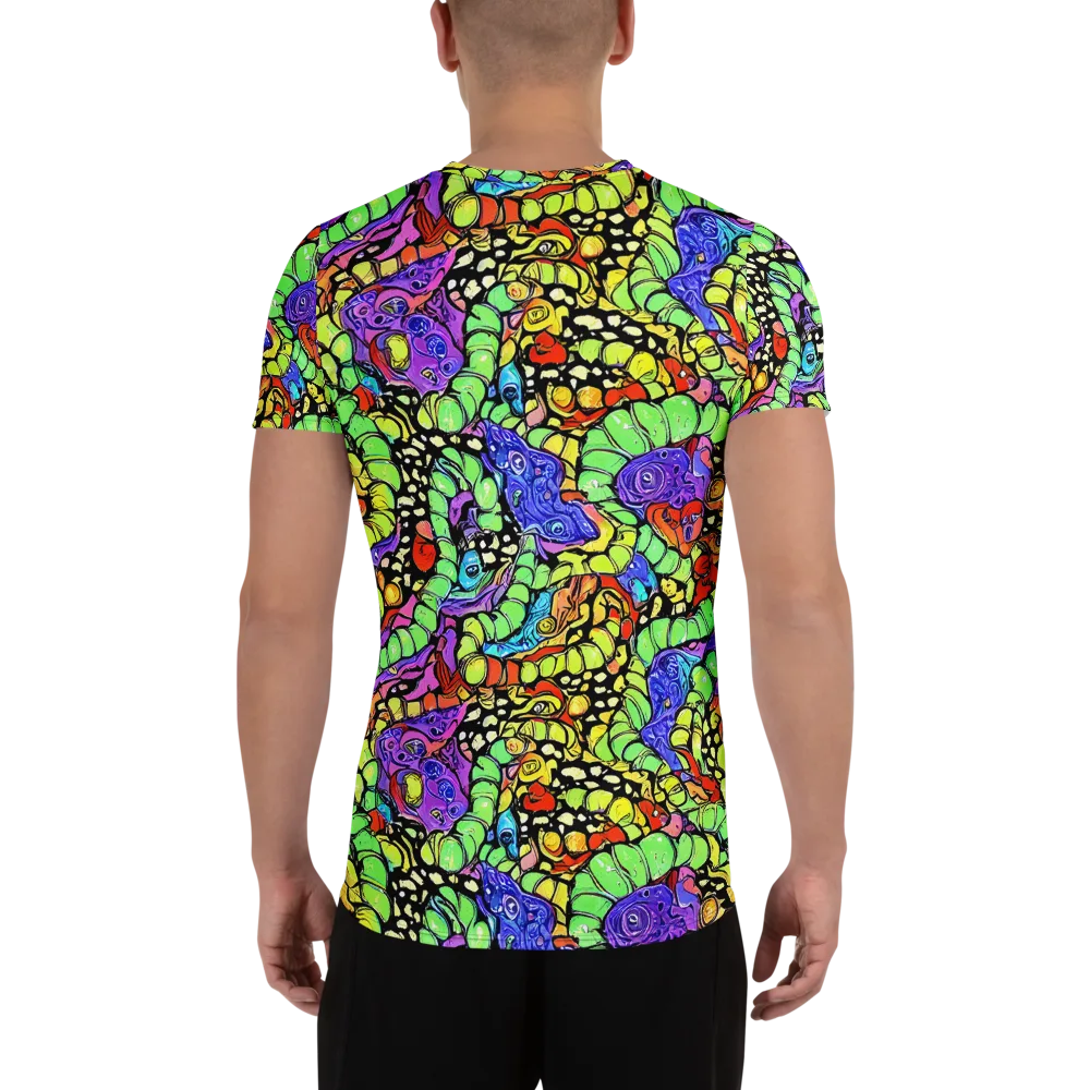 Frostwork Fantasy on Men's Athletic T-Shirt — Back