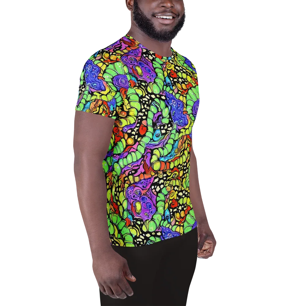 Frostwork Fantasy on Men's Athletic T-Shirt — Right