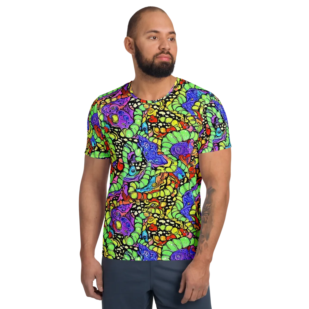 Frostwork Fantasy on Men's Athletic T-Shirt — Front