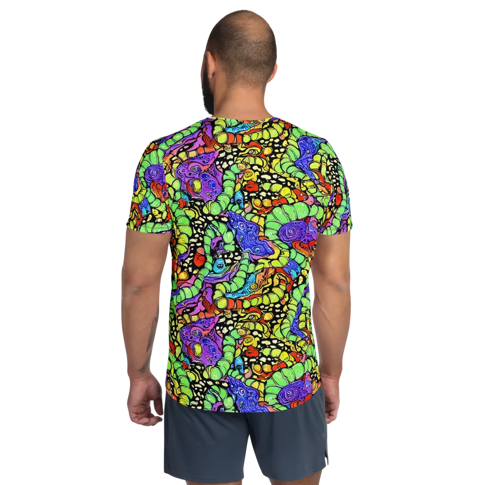 Frostwork Fantasy on Men's Athletic T-Shirt — Back