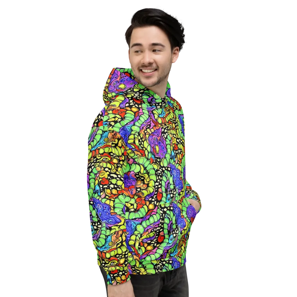 Frostwork Fantasy on Hoodie — Right