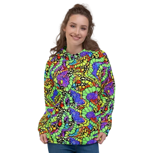 Frostwork Fantasy on a Hoodie