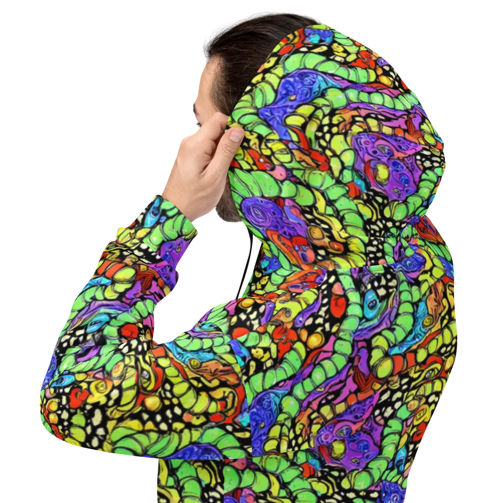 Frostwork Fantasy on Hoodie — Back