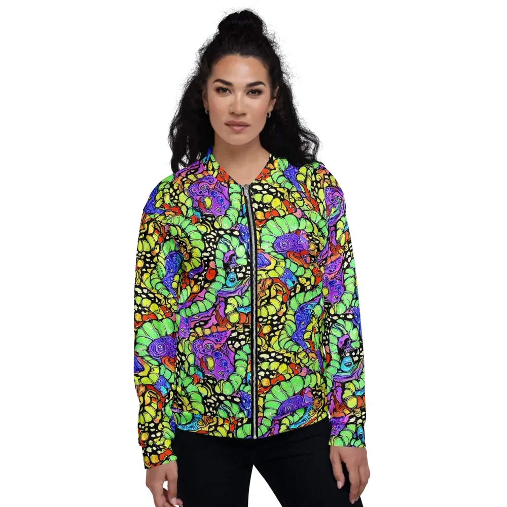 Frostwork Fantasy on Bomber Jacket — Front