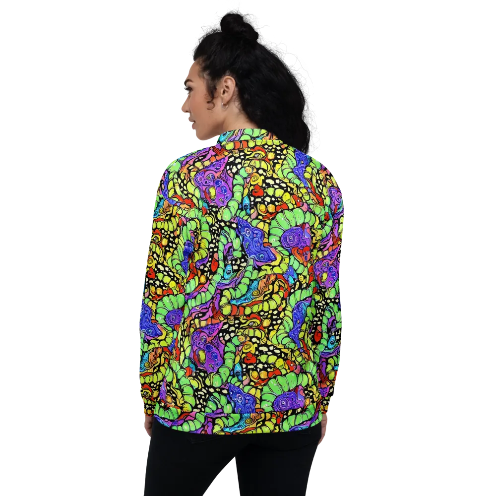 Frostwork Fantasy on Bomber Jacket — Back