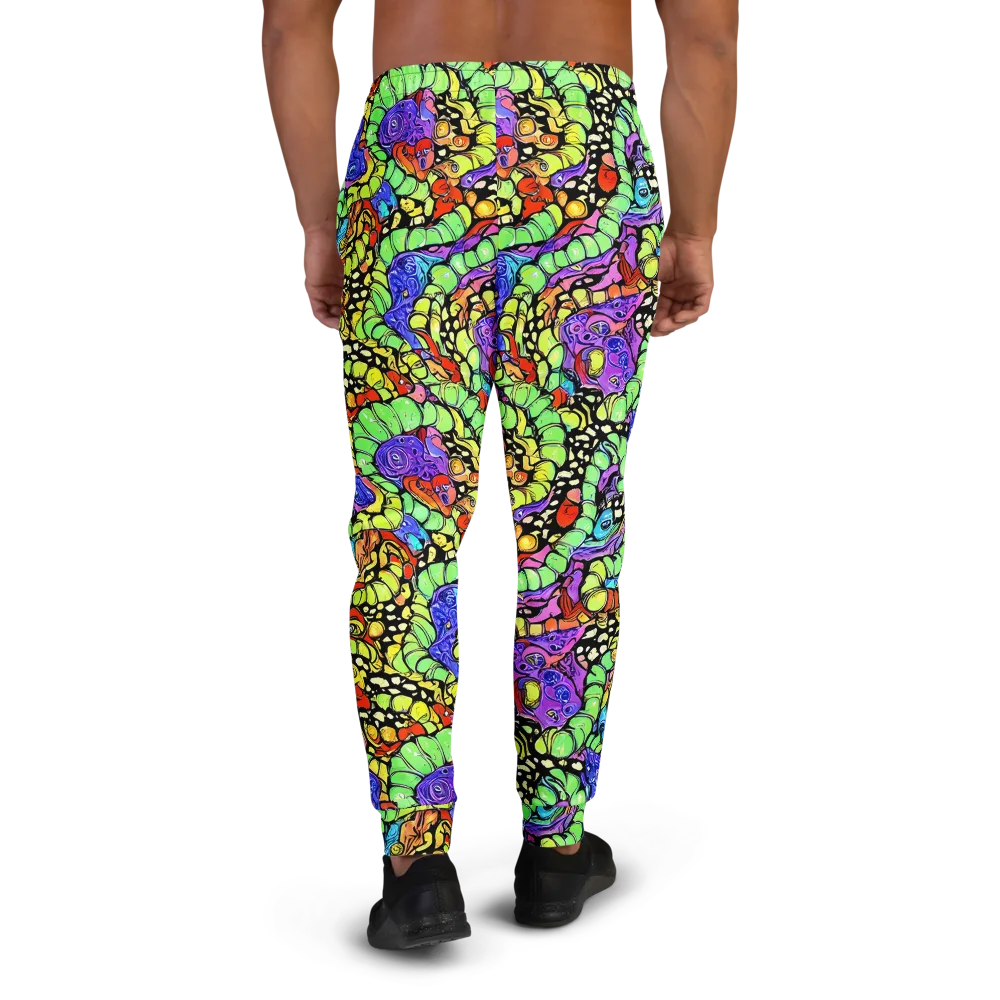 Frostwork Fantasy on Men's Joggers — Back