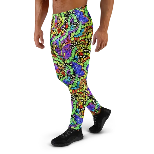 Frostwork Fantasy on a Men's Joggers