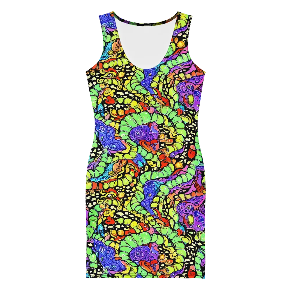 Frostwork Fantasy on Bodycon Dress — Front