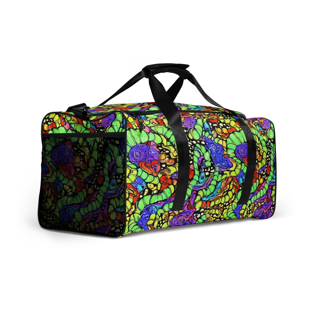 Frostwork Fantasy on Duffle Bag — Right Front