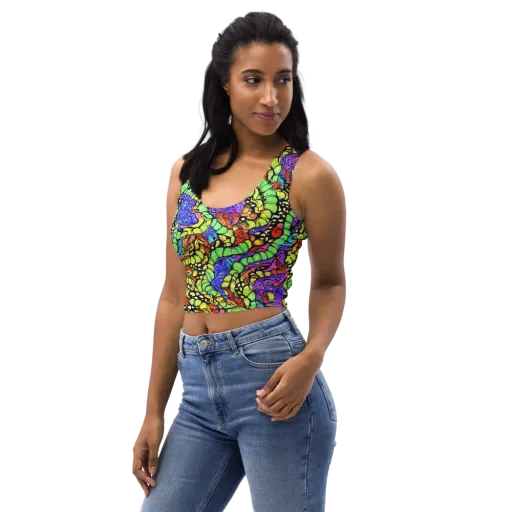 Frostwork Fantasy on a Crop Top