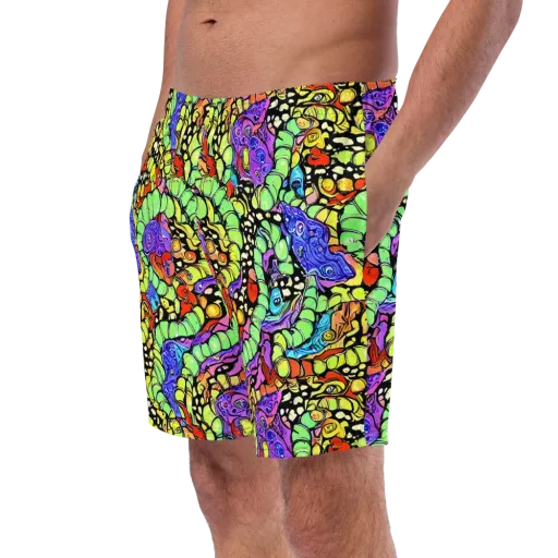 Frostwork Fantasy on a Swim Trunks