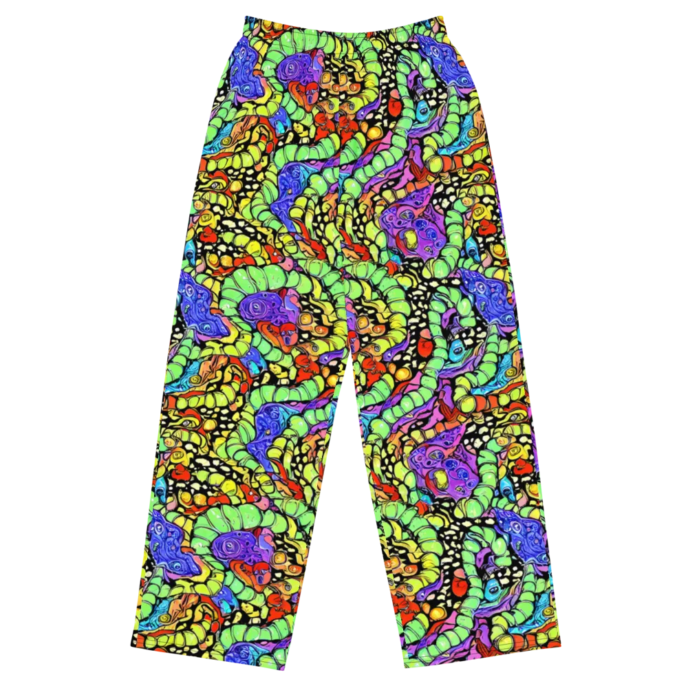 Frostwork Fantasy on Wide-Leg Pants — Front
