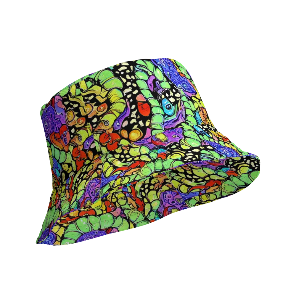 Frostwork Fantasy on Reversible Bucket Hat — Product details Outside