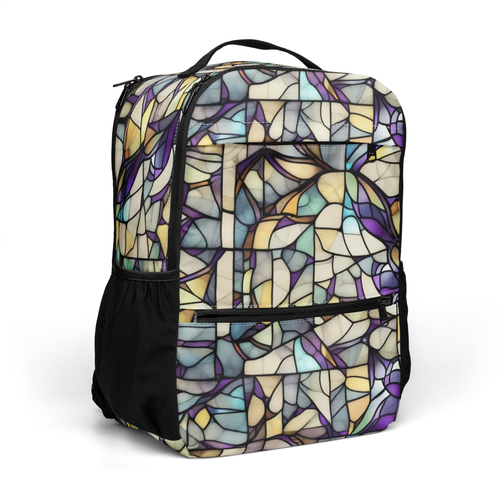 Violet Glass Garden on Utility Backpack — Right Front