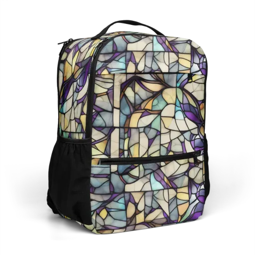 Violet Glass Garden on a Utility Backpack